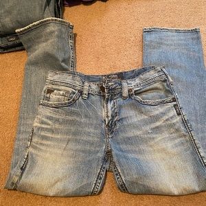 Men’s silver jeans